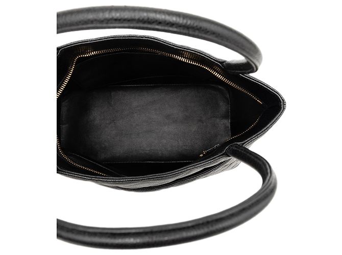 Tote Chanel Black Caviar Medallion Nero - vista 4