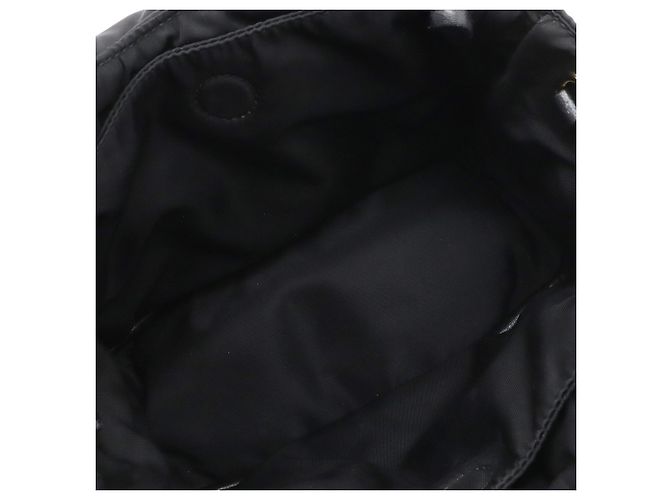 Borsa Prada Black Mini Padded Re Nylon Bow Satchel - vista 3