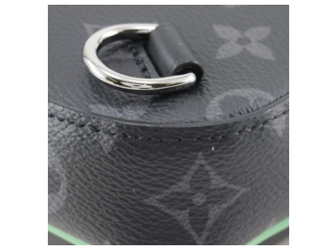 Borsa a tracolla Louis Vuitton Black Monogram Eclipse Avenue Slingbag PM Nero - vista 20