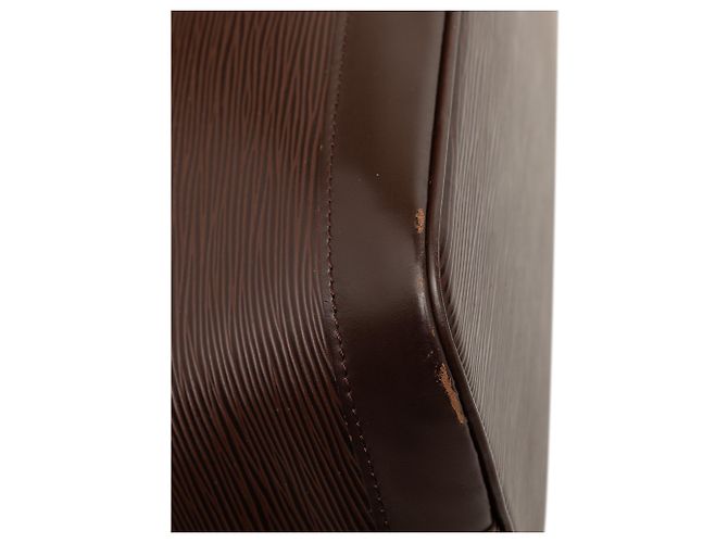 Louis Vuitton Alma PM in pelle Epi marrone Marrone scuro - vista 7