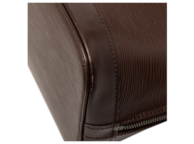Louis Vuitton Alma PM in pelle Epi marrone Marrone scuro - vista 8