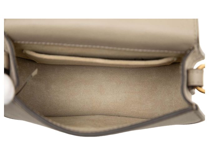 Borsa a tracolla Chloé Brown Small Leather Nile Bracelet Marrone Taupe - vista 4