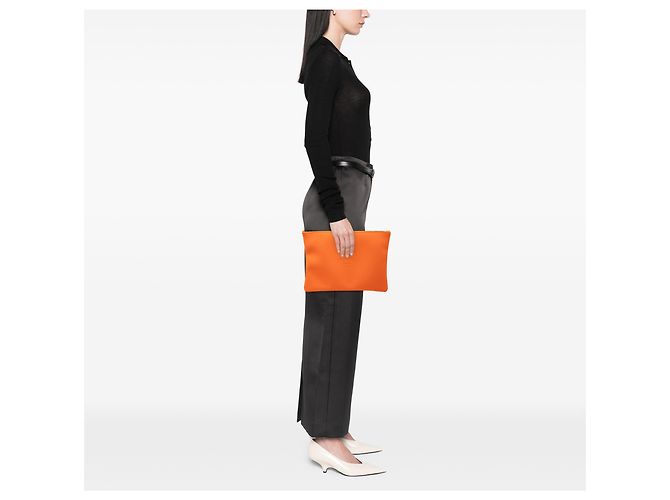 Funda Neobain de neopreno naranja Hermès Tamaño Medium - vista 6