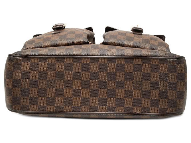 Louis Vuitton Marrón Damier Ebene Uzes Castaño - vista 3