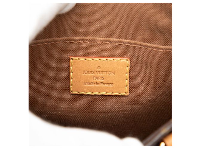 Louis Vuitton Petit Sac Plat Monogram Marrone - vista 5