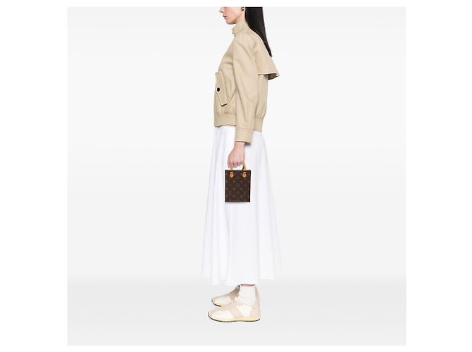 Louis Vuitton Petit Sac Plat Monogram Marrone - vista 7