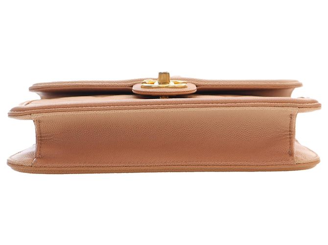 Chanel Beige Small Quilted Caviar Sunset On The Sea Flap - vista 3