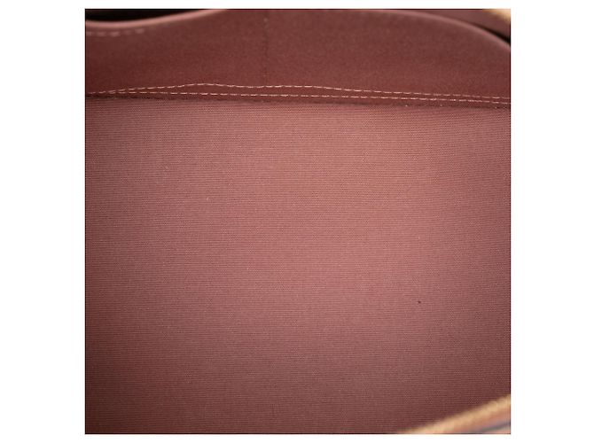 Louis Vuitton Alma PM in monogram vernis marrone Caramello - vista 4