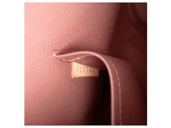 Louis Vuitton Alma PM in monogram vernis marrone Caramello - vista 6