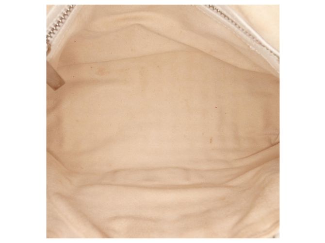 Stella Mc Cartney Borsa a mano Becks in ecopelle intrecciata bianca Stella McCartney Bianco - vista 4