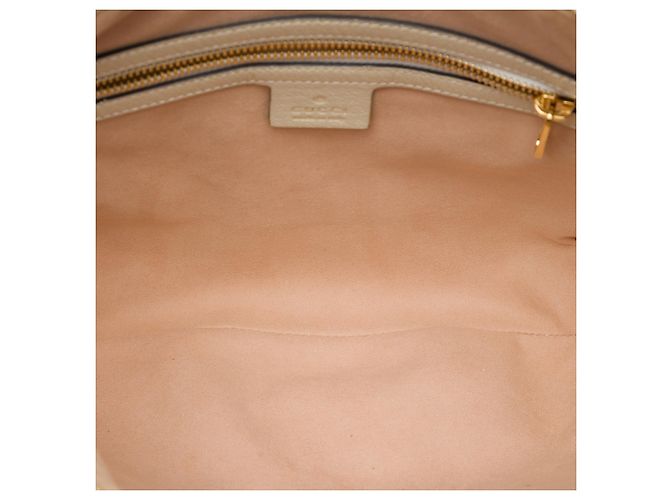 Gucci Beige Small GG Supreme Les Pommes Ophidia Half Moon Crossbody - vista 4