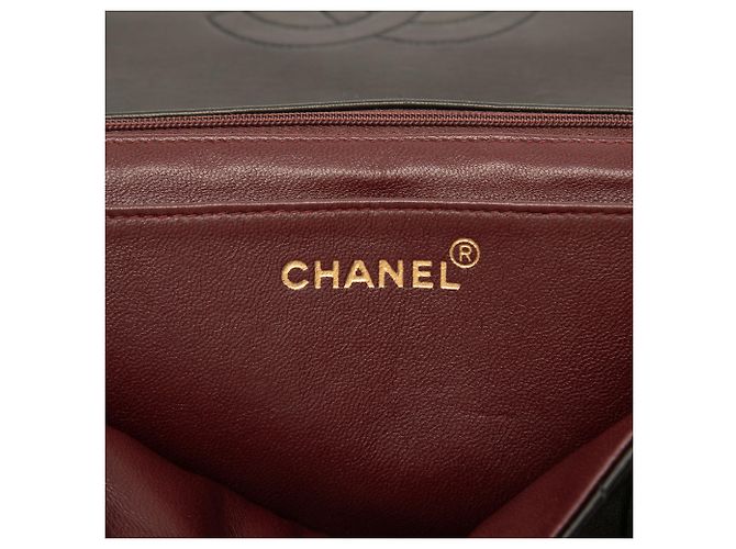 Chanel Black Jumbo XL Classic Lambskin Single Flap Nero - vista 5