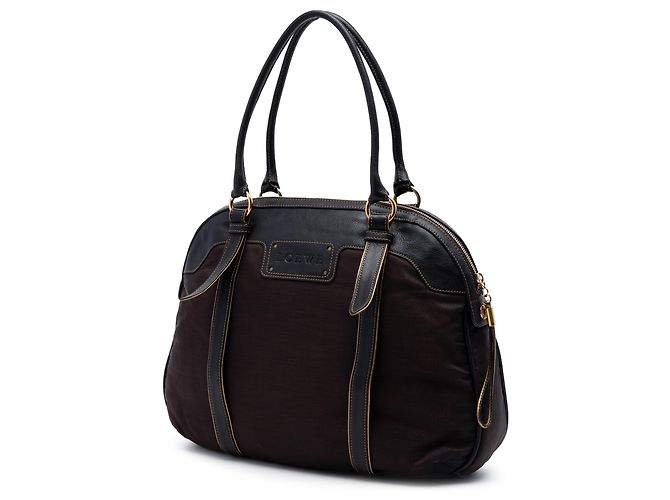 LOEWE Anagram Handtasche aus Nylon in Braun Dunkelbraun - Ansicht 2