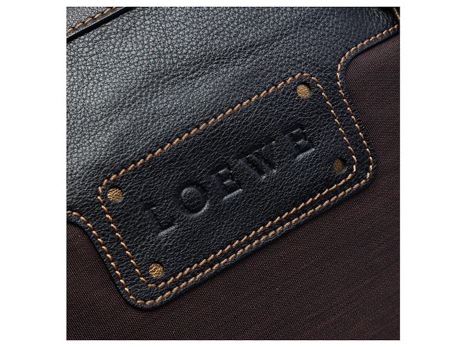 LOEWE Anagram Handtasche aus Nylon in Braun Dunkelbraun - Ansicht 5