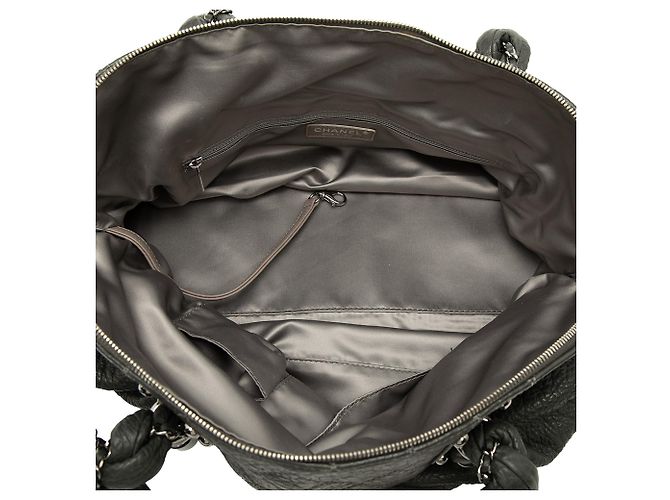 Borsa a tracolla Lady Braid in pelle di vitello nera Chanel Nero - vista 4