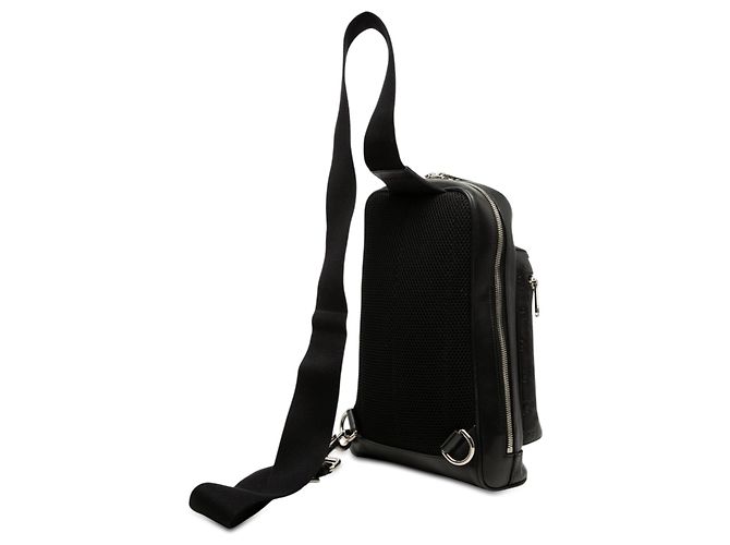 Gucci Black Guccissima Sling Backpack Schwarz - Ansicht 2