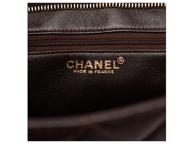 Chanel Brown Caviar Medallion Tote Braun Dunkelbraun - Ansicht 5