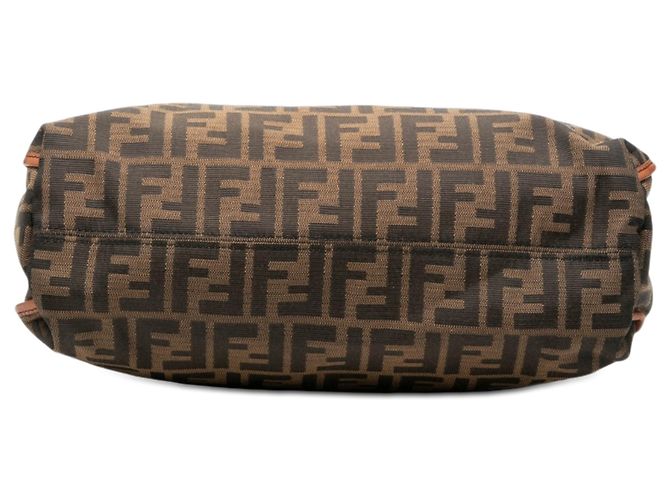 Fendi Tote aus braunem Zucca-Canvas - Ansicht 3