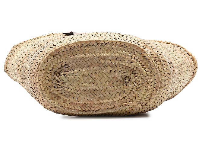 LOEWE Bolso Tote Anagram de rafia beige Medium - vista 3