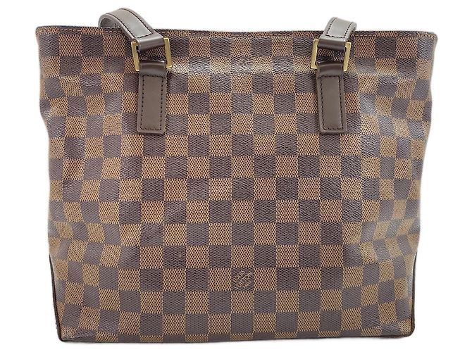 Borsa Cabas Piano Louis Vuitton Marrone - vista 3