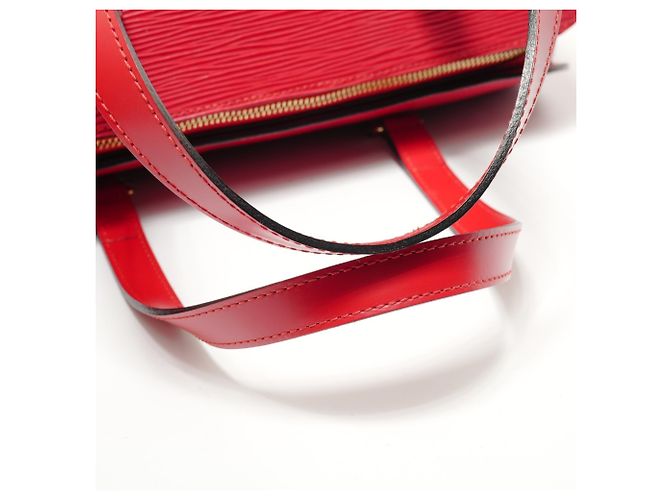 Borsa a Spalla Louis Vuitton Epi Soufflot - Rosso - vista 11