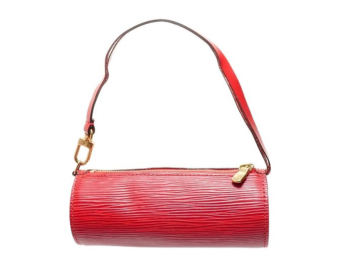 Borsa a Spalla Louis Vuitton Epi Soufflot - Rosso - vista 13