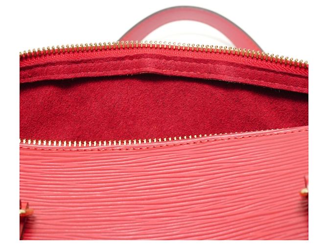 Borsa a Spalla Louis Vuitton Epi Soufflot - Rosso - vista 15