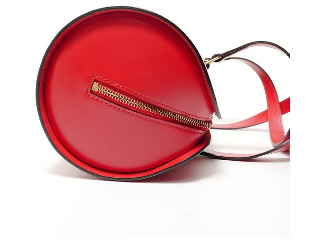 Borsa a Spalla Louis Vuitton Epi Soufflot - Rosso - vista 4