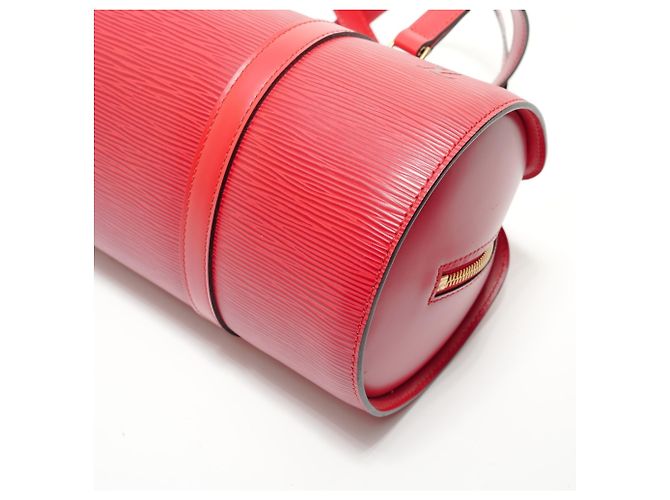 Borsa a Spalla Louis Vuitton Epi Soufflot - Rosso - vista 6