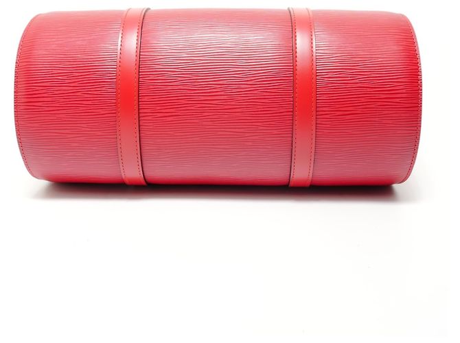 Borsa a Spalla Louis Vuitton Epi Soufflot - Rosso - vista 7