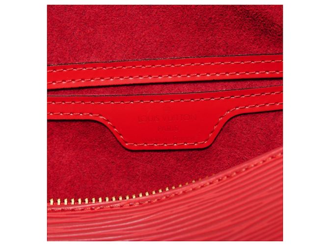 Borsa a Spalla Louis Vuitton Epi Soufflot - Rosso - vista 9