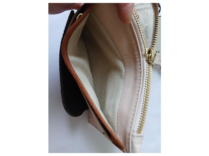 Petite Mendigote Borsa a tracolla in pelle e pony hair zebra Multicolore Beige - vista 10