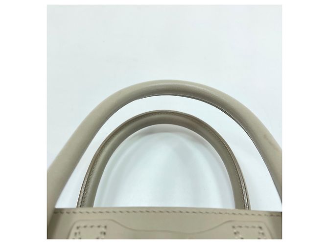 Céline Borsa Celine Luggage Micro Shopper in Beige - vista 11