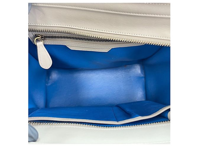 Céline Borsa Celine Luggage Micro Shopper in Beige - vista 12