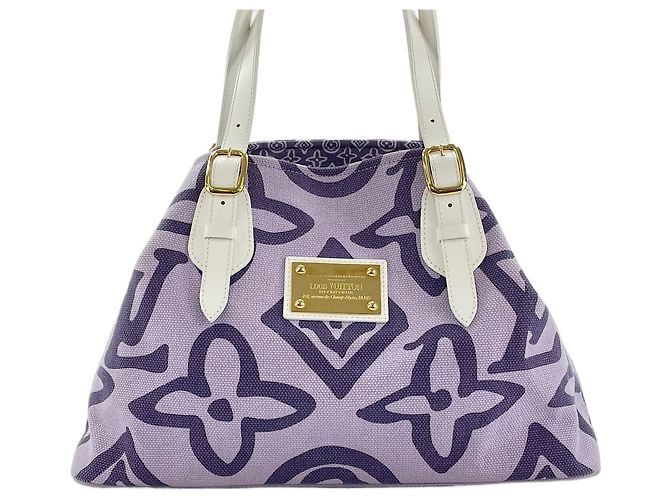 Borsa Tote Louis Vuitton Cruise Line Taïcienne PM Porpora - vista 2