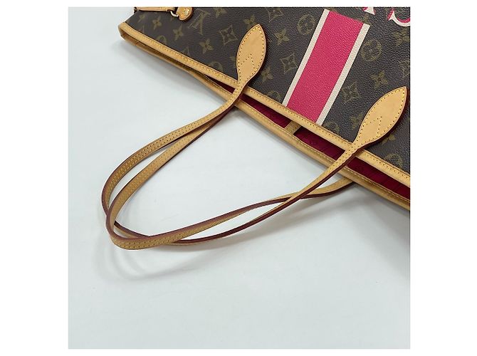 Borsa Tote Louis Vuitton Neverfull Heritage MM Marrone - vista 11