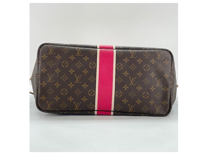 Borsa Tote Louis Vuitton Neverfull Heritage MM Marrone - vista 6