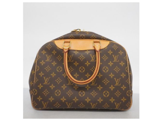 Borsa Louis Vuitton Monogram Deauville Marrone - vista 10