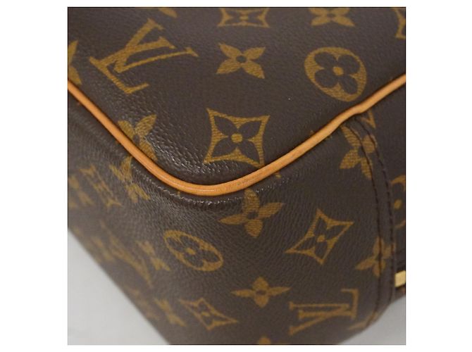 Borsa Louis Vuitton Monogram Deauville Marrone - vista 6