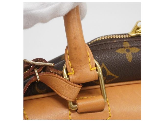 Borsa Louis Vuitton Monogram Deauville Marrone - vista 8
