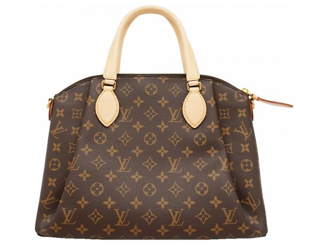 Borsa Louis Vuitton Monogram Rivoli MM Marrone - vista 11