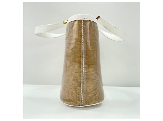 Borsa Louis Vuitton Mini Lagoon Bay Bianco - vista 5
