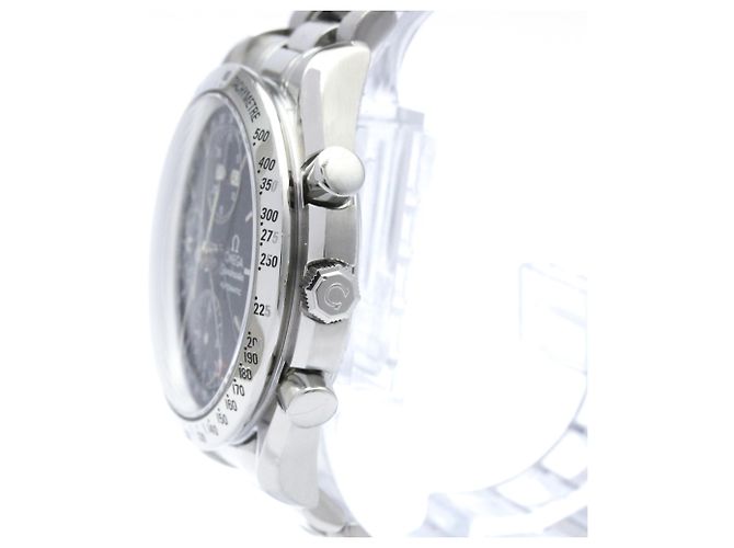Orologio da polso da uomo Omega Speedmaster Automatic in acciaio inossidabile - vista 4