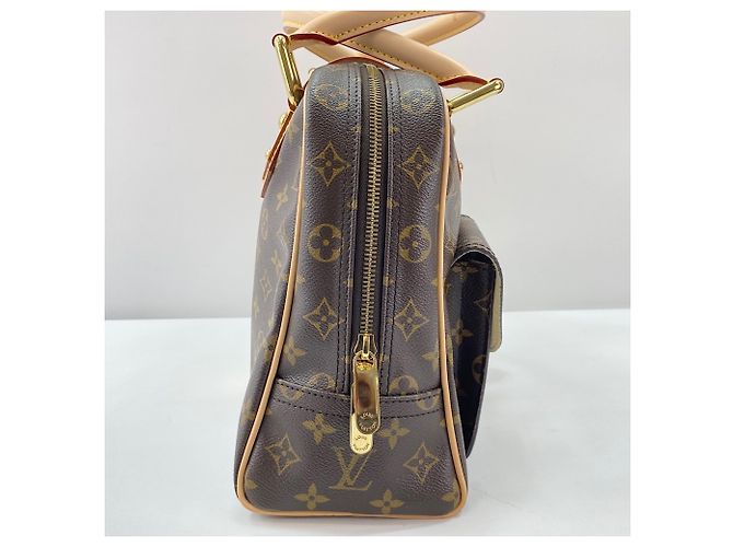 Borsa Louis Vuitton Manhattan GM Marrone - vista 5