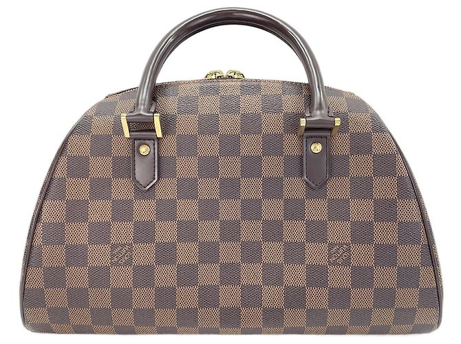 Borsa Louis Vuitton Rivera MM Marrone - vista 3