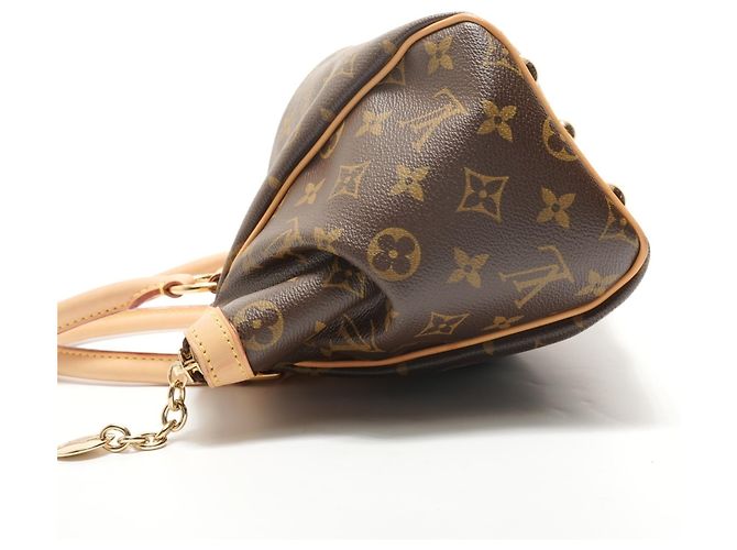 Borsa Louis Vuitton Monogram Tivoli PM Marrone - vista 3