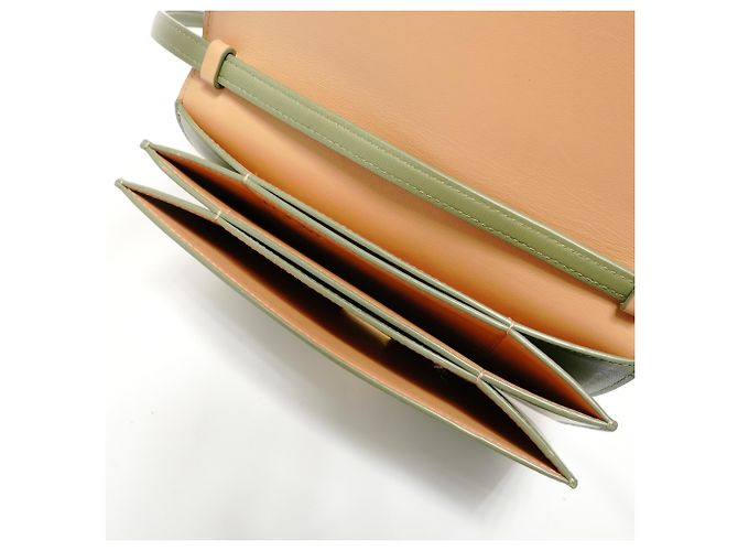 Borsa a Spalla Loewe Goya Small Anagram Verde - vista 10