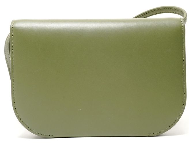 Borsa a Spalla Loewe Goya Small Anagram Verde - vista 2
