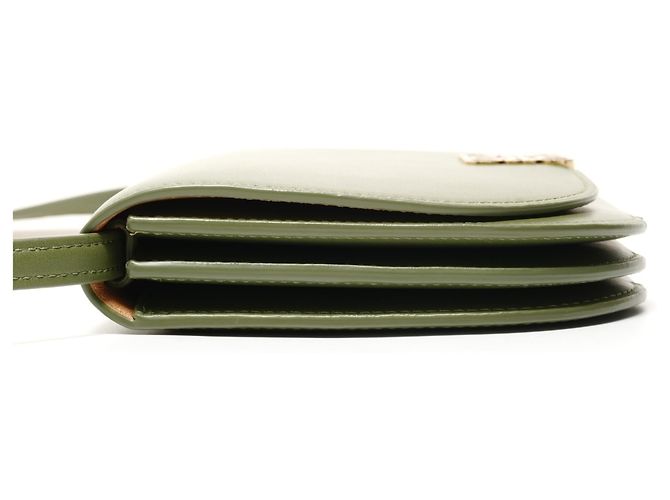 Borsa a Spalla Loewe Goya Small Anagram Verde - vista 3