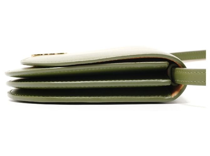 Borsa a Spalla Loewe Goya Small Anagram Verde - vista 4